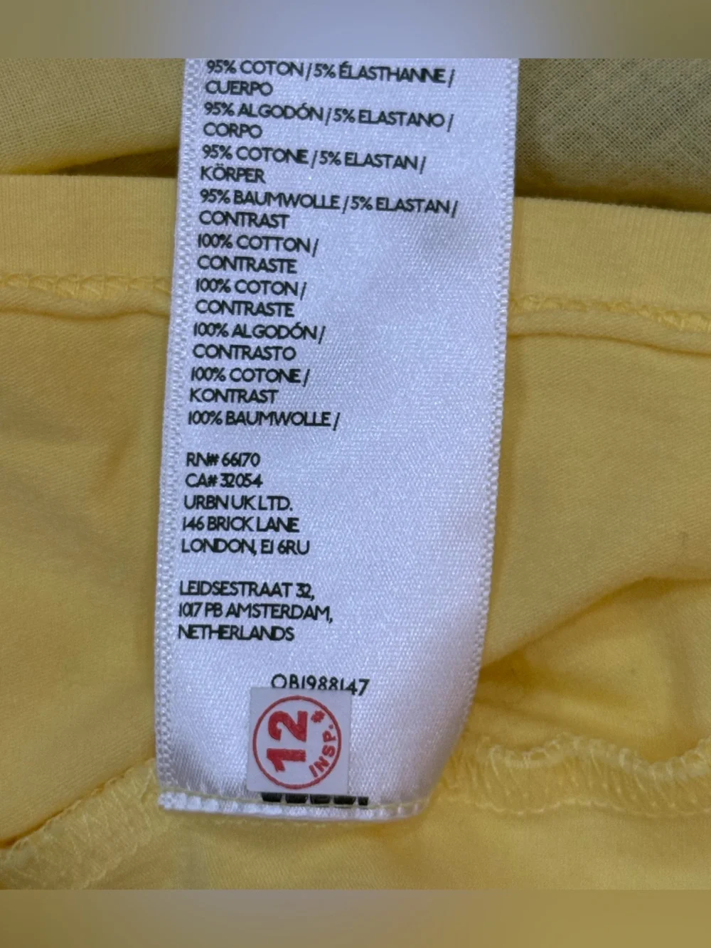UO Silence + Noise Y2K Style Mini Dress Small NWOT Butter Yellow Skater Babydoll